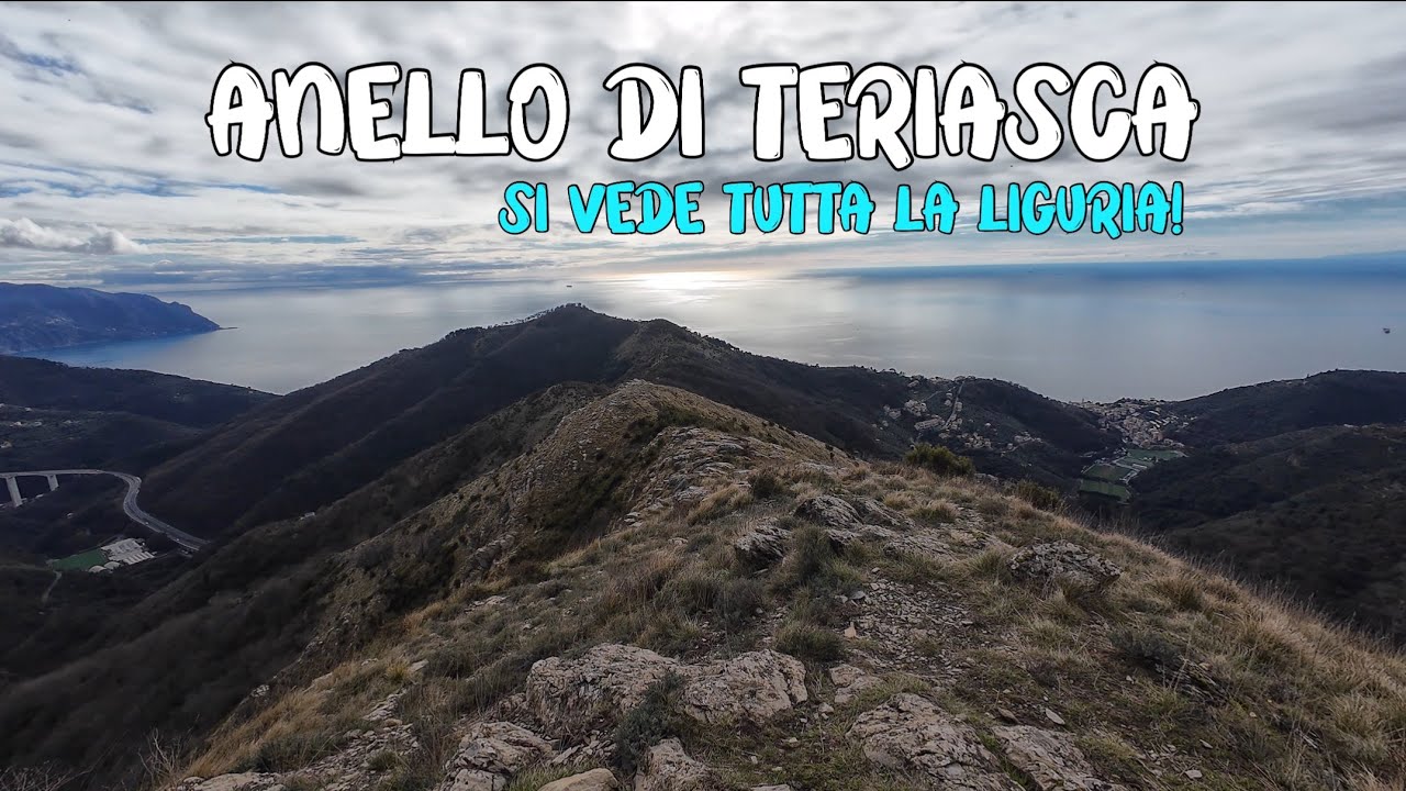 #40 ESCURSIONE a TERIASCA. Si vede tutta la LIGURIA!