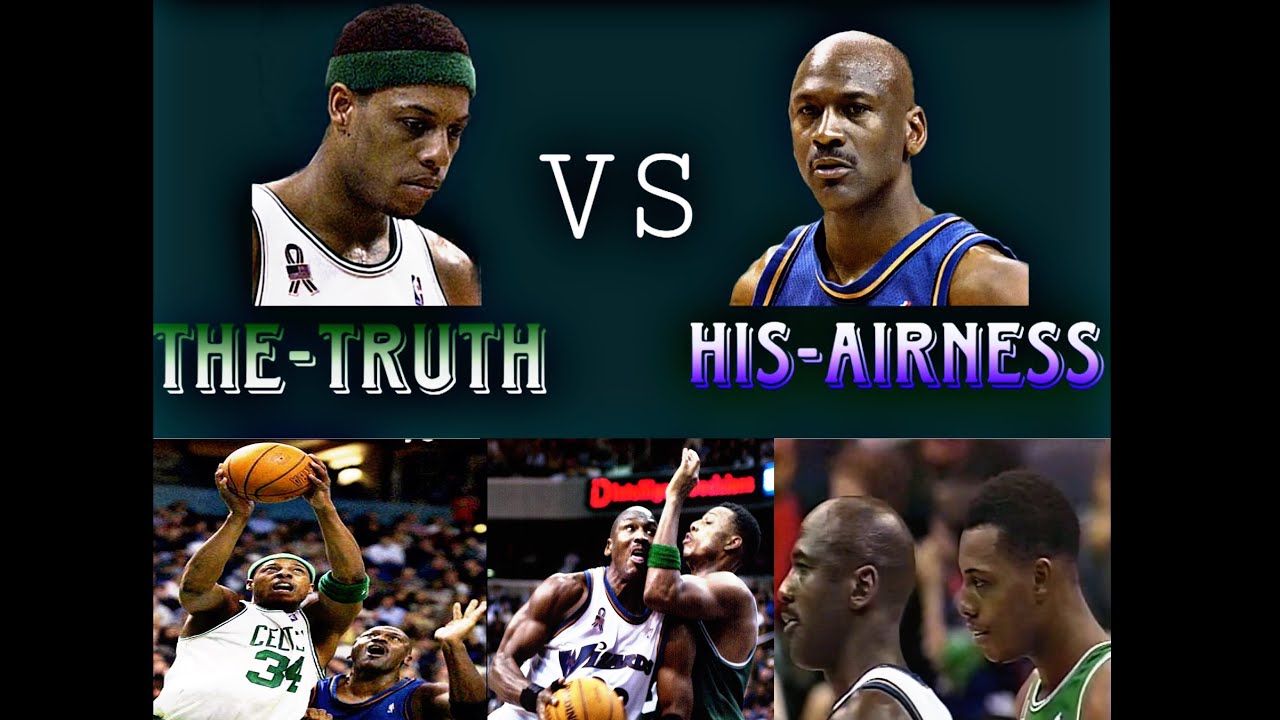 NBA ONE ON ONE - Paul Pierce vs Michael Jordan 2001-2003