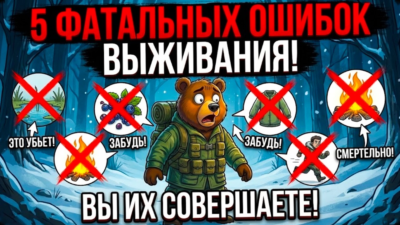 Почему 99% Людей Не Выживут: 5 Фатальных Заблуждений.