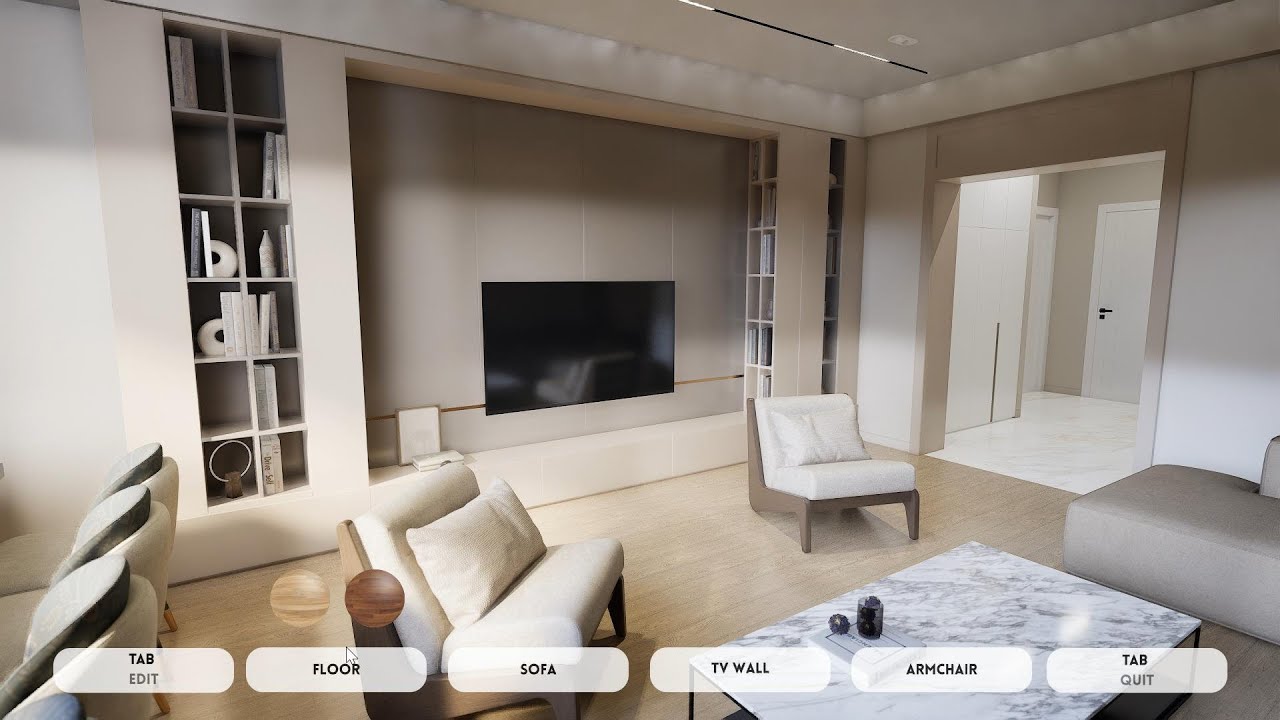 Unreal Engine 5 ArchViz Walkthrough | Modern Apartment Tour | Real-Time 3D Visualization