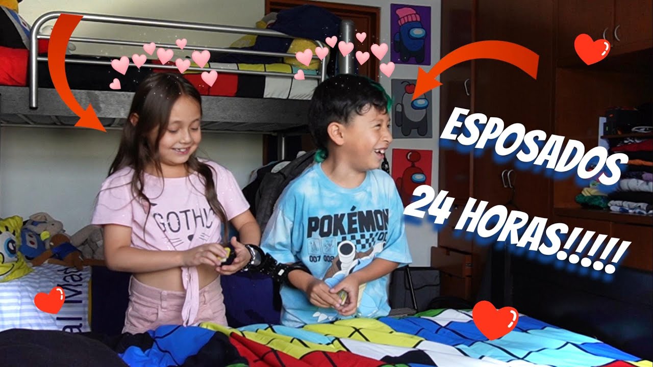 ESTUVIMOS 24 HORAS ESPOSADOS!!!(reto con los picus)