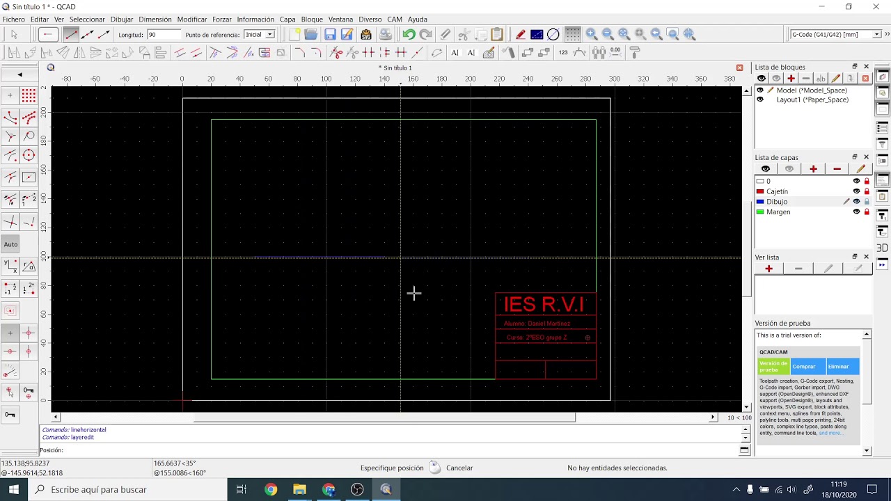 tema 11 QCAD DISEÑO 2D (1/3)