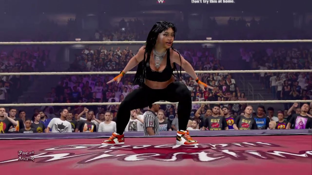 WWE 2K24 BLDSPXLL WRESTLING| BRIELLA VS NIA JAX