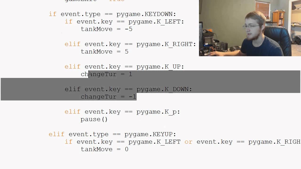 Pygame (Python Game Development) Tutorial - 59 - Moving the Turret Part 1