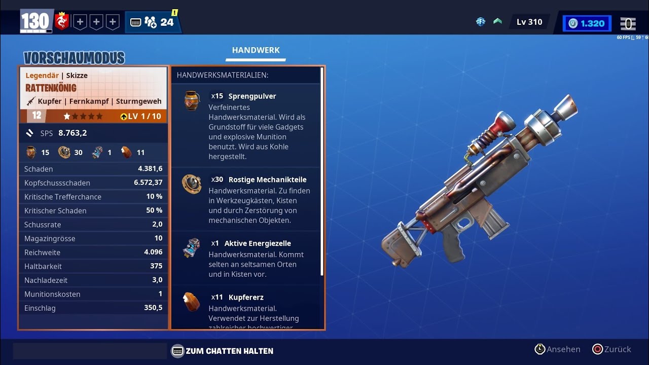 Fortnite RDW was kann die Rattenkönig?