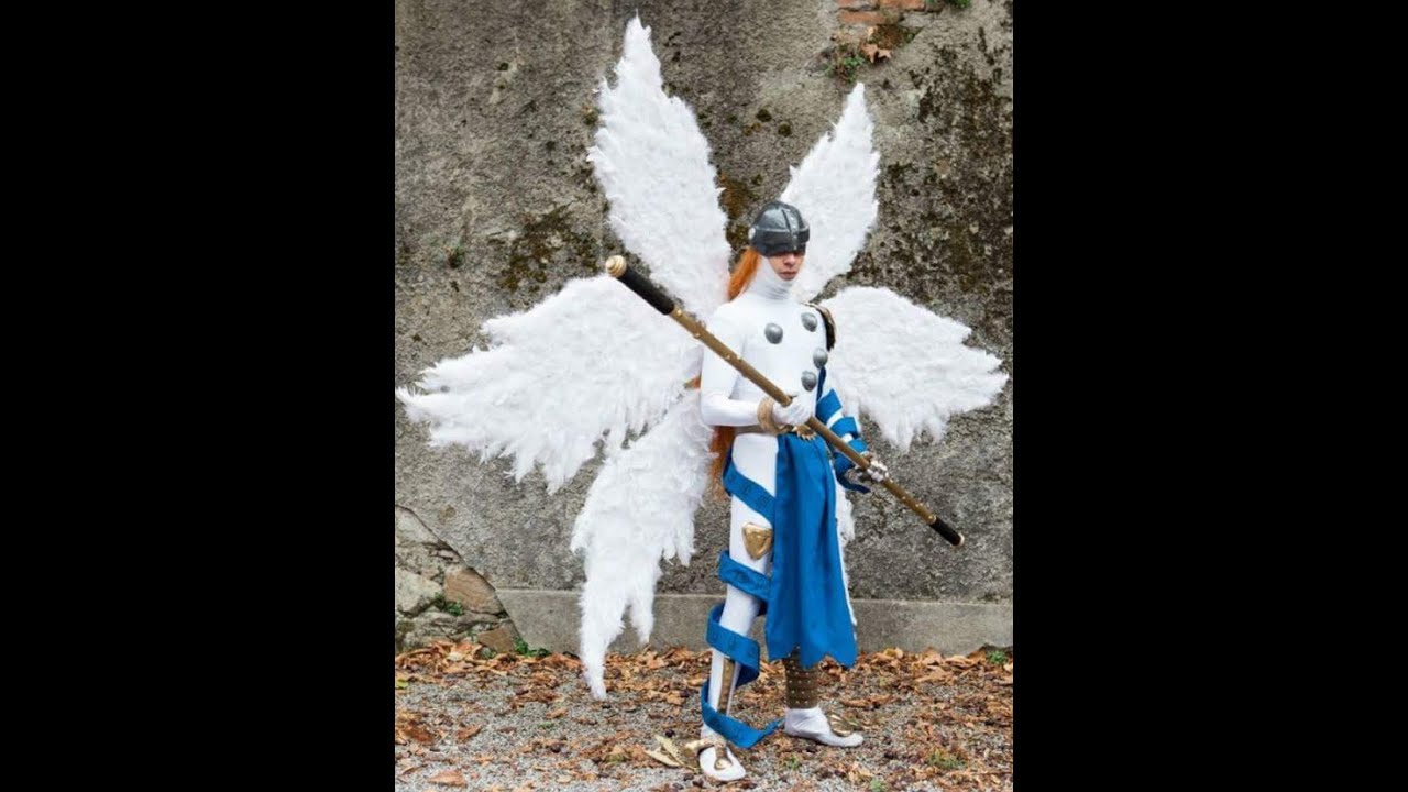 Angemon Digimon cosplay tutorial