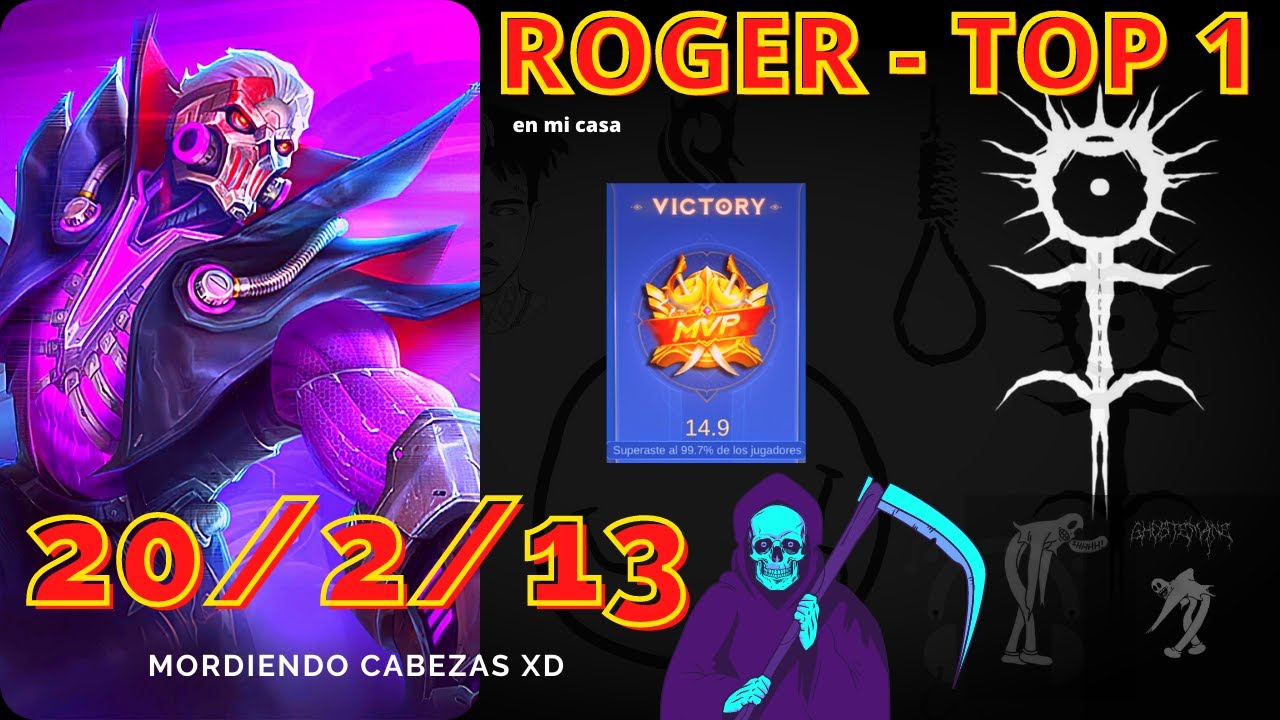 ROGER GUIDE - GUIA  DE ROGER - ROGER PRO - ROGER TOP 2022 - MOBILE LEGENDS