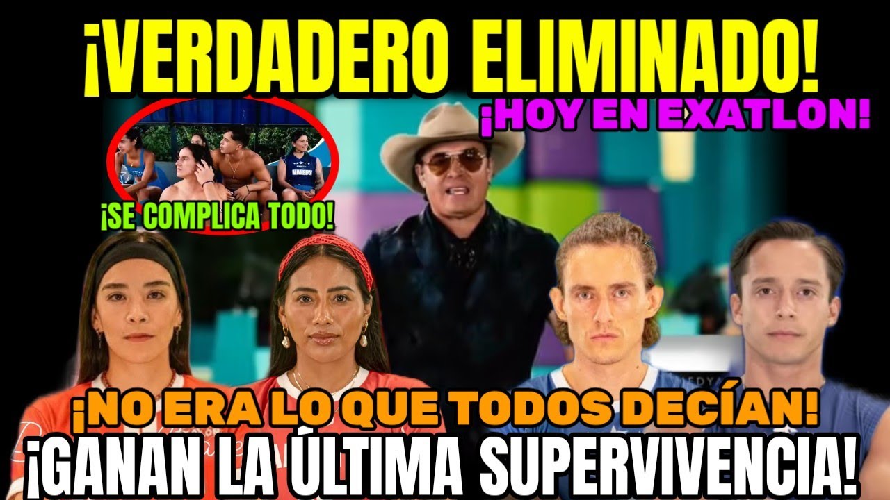 AVANCE CAP. 102 VERDADERO ELIMINADO REVELADO! CAMBIO DE ÚLTIMA HORA EXATLÓN MÉXICO #exatlón 