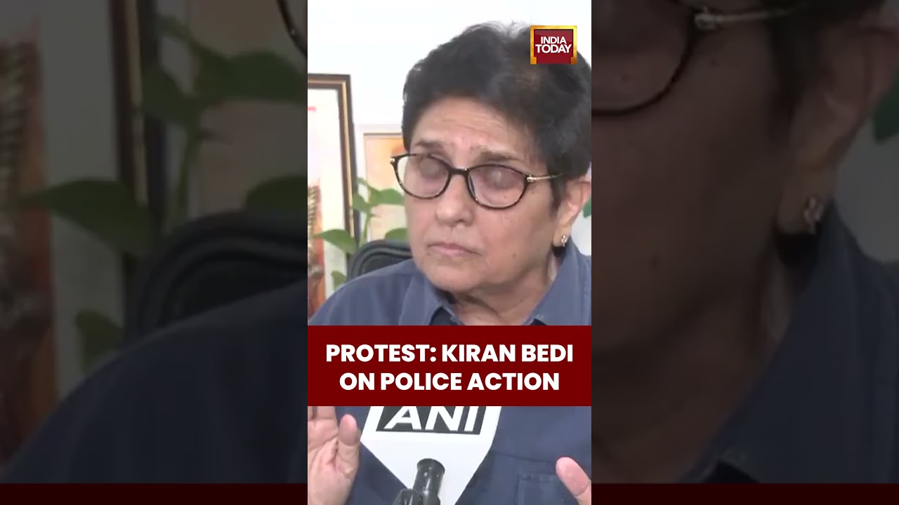 Ex-IPS Officer Kiran Bedi On Police Action | CJP Protest | Jantar Mantar | Pellet Gun | Delhi Police