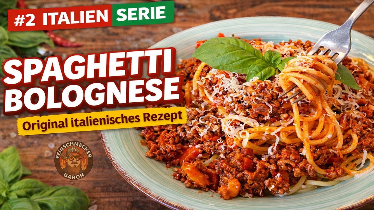 Original Spaghetti Bolognese Rezept 🇮🇹 | Italienische Küche authentisch | Italien Serie #2