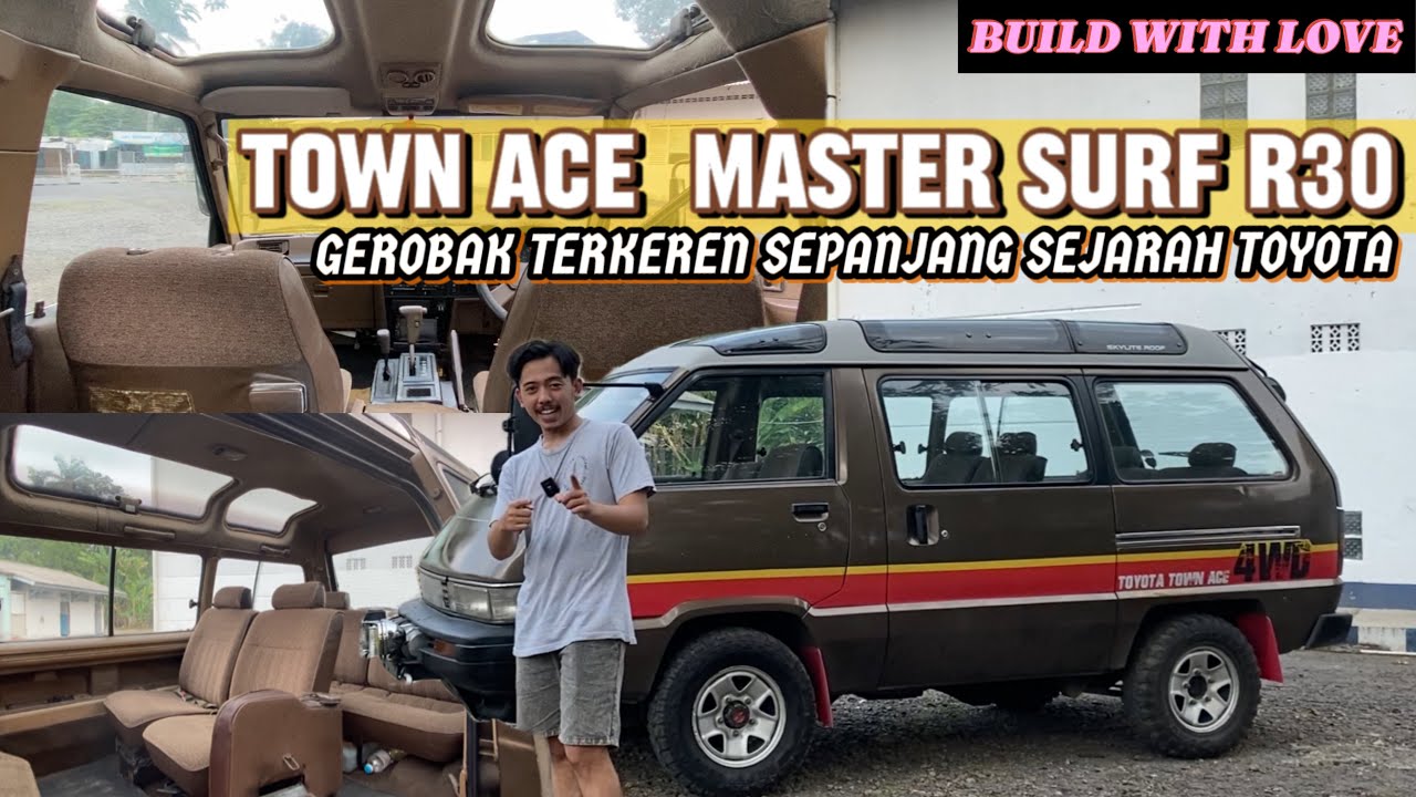 GEROBAK TERKEREN TOYOTA 😎 || TOWN ACE MASTERSURF R30 GEN 2 1985
