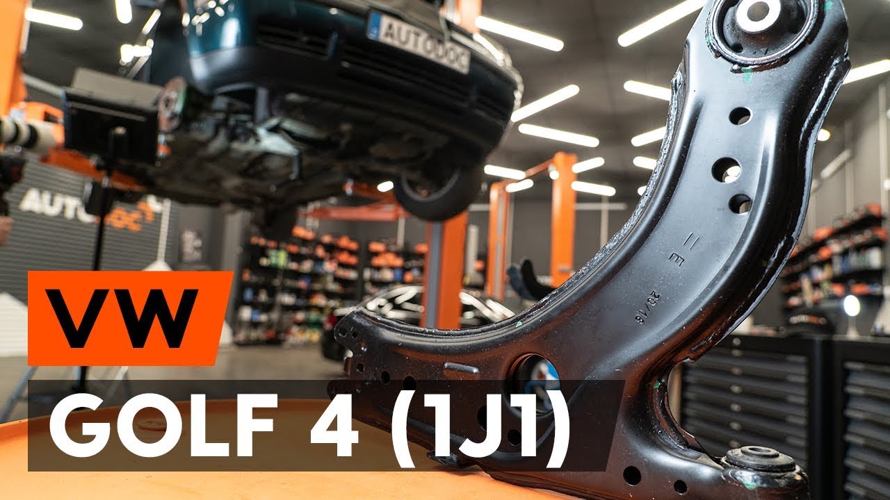 Wie VW GOLF 4 (1J1) Querlenker vorderen / Achslenker vorderen wechseln [AUTODOC TUTORIAL]