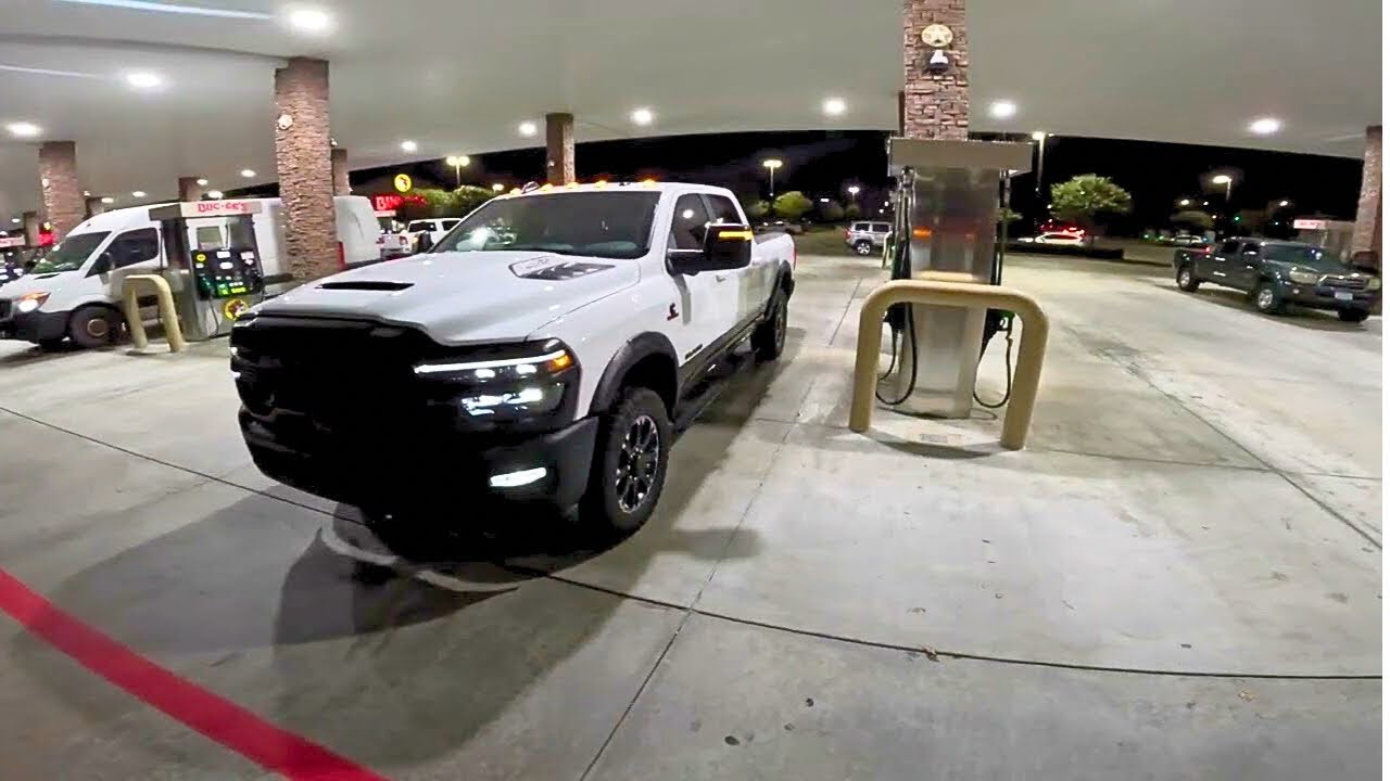2025 Ram Rebel 2500 Cummins Turbo Diesel POV Night Drive