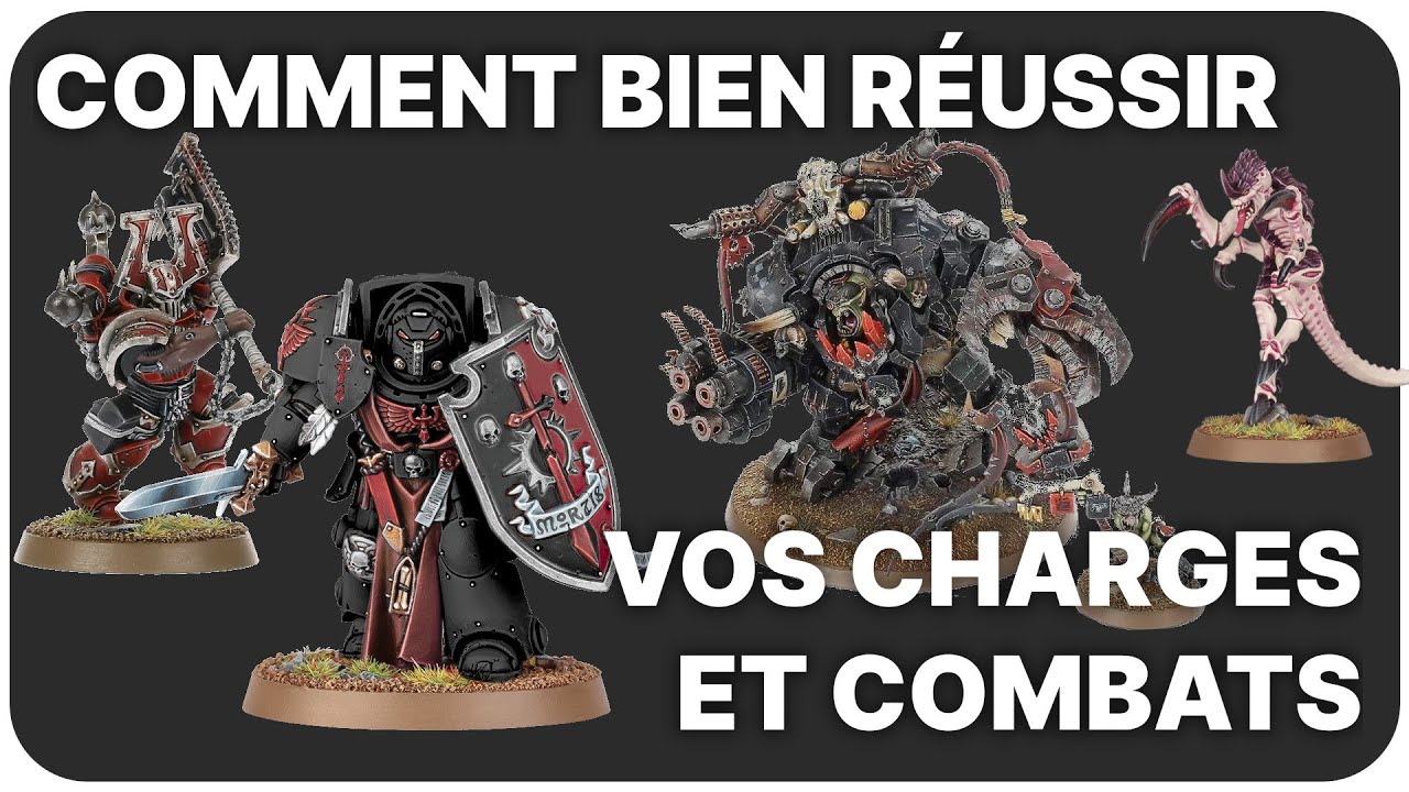 Maîtrisez les charges et la phase de combat à Warhammer 40K!