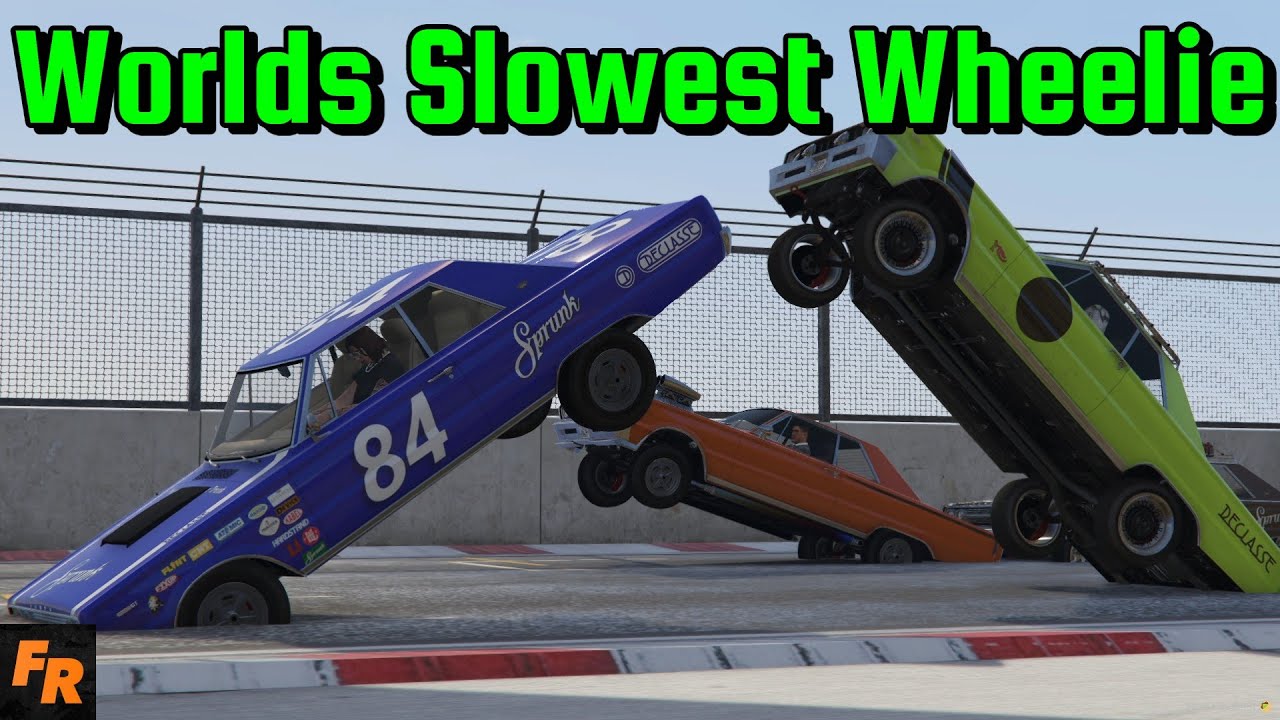 World Slowest Wheelie! - Gta 5 Random Racing