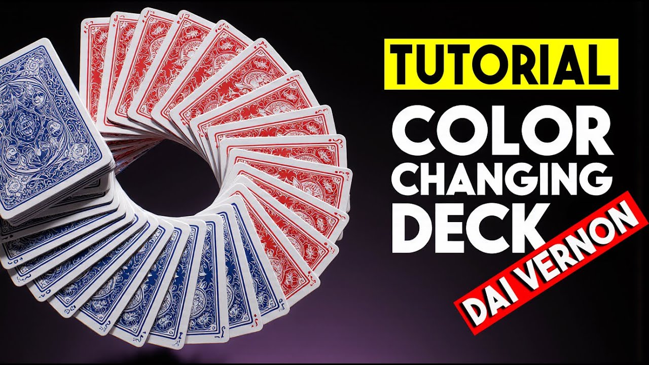 Color Changing Deck Dai Vernon Tutorial en Español