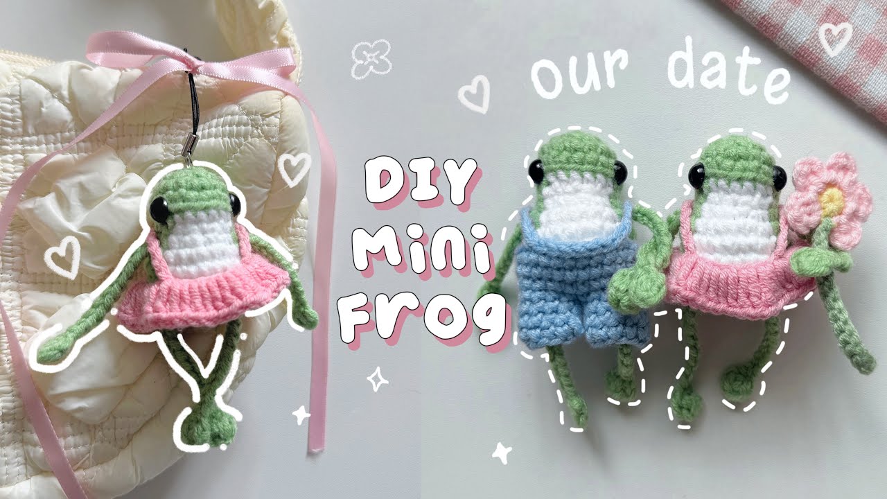 ♡ Crochet Dress-up Leggy Frog Tutorial | No-Sew | Beginner Friendly ♡