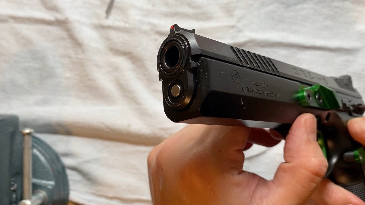 Install Cajun Gun Works (CGW) 10X Barrel Bushing on CZ Tactical Sport / TS2 / TSO