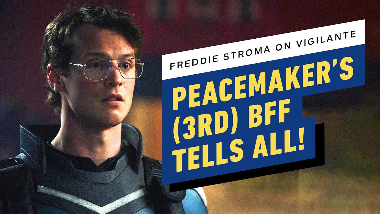 Vigilante Actor Freddie Stroma on Playing Peacemaker's (3rd) BFF