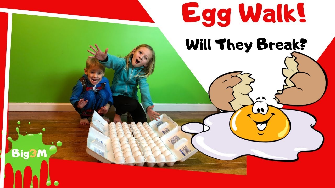 Walk On Eggs 🥚 Mad Science Monday 🧬 Episode #2 (Will The Eggs Break!??)