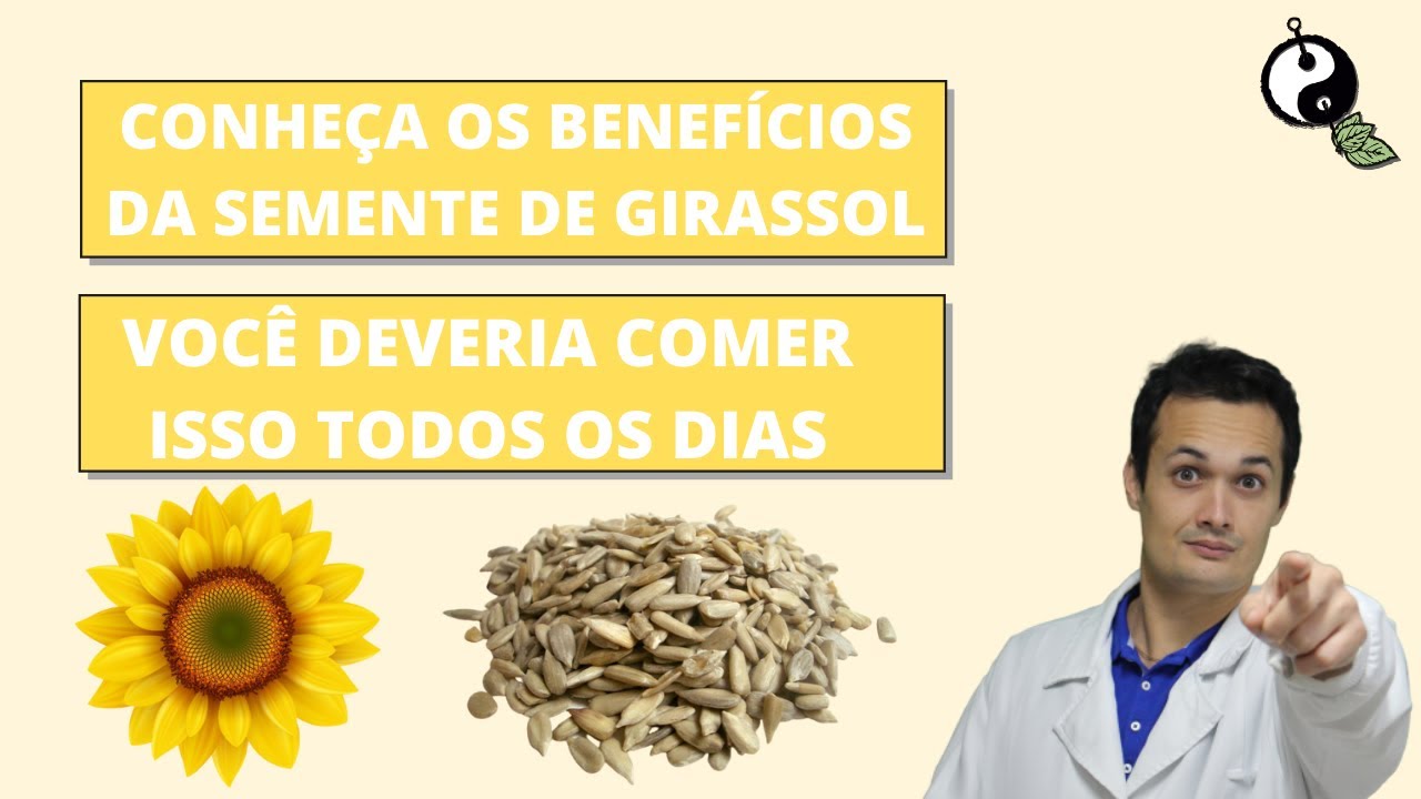 CONHEÇA OS BENEFÍCIOS DA SEMENTE DO GIRASSOL | VOCÊ DEVERIA COMER ISSO TODOS OS DIAS