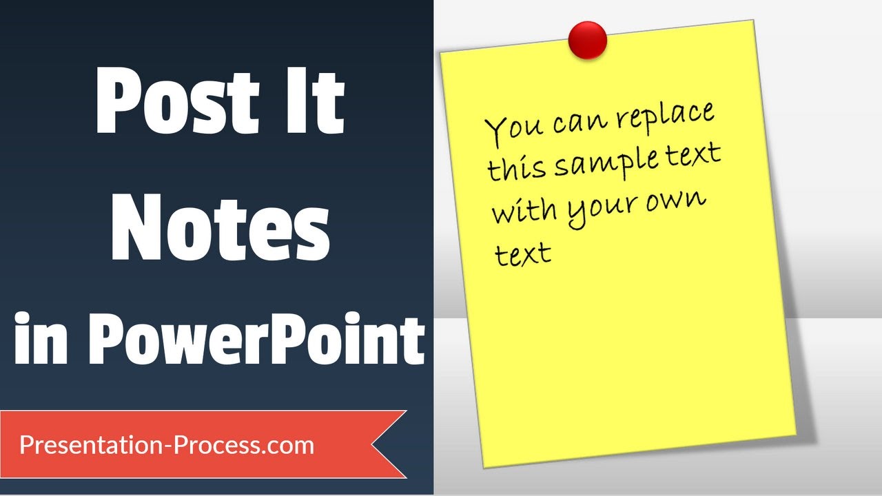 Post It Notes Tutorial in PowerPoint