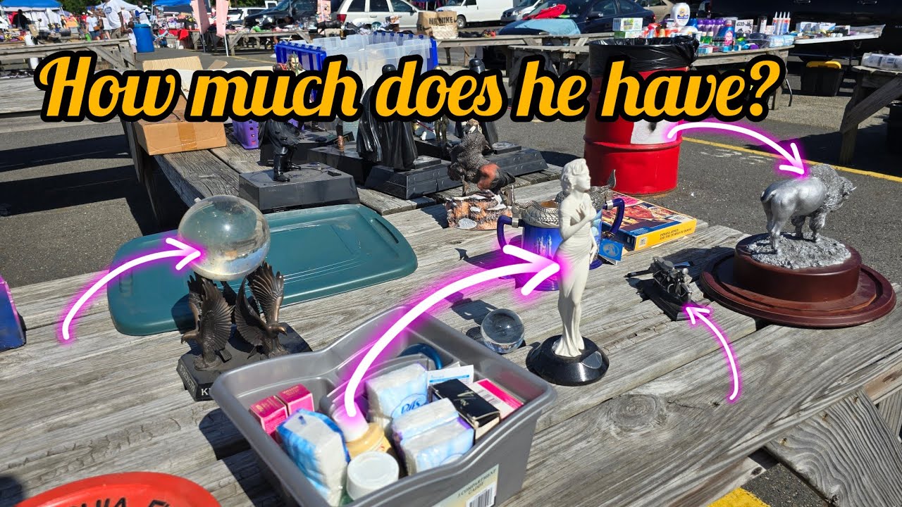 This Flea Market Vendor Keeps Bringing Stuff Out!