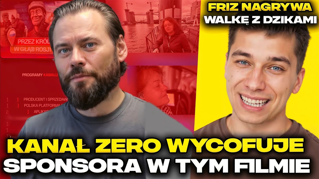 KANAŁ ZERO UKRYWA REKLAMĘ SPONSORA W MATERIALE Z ROSJI (STANOWSKI, FRIZ, MORKY SUCHAR, WIENIAWA)