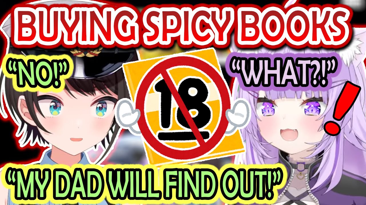 Okayu Laughs at Subaru Who's Scared to Buy Spicy Books Because of Her Dad