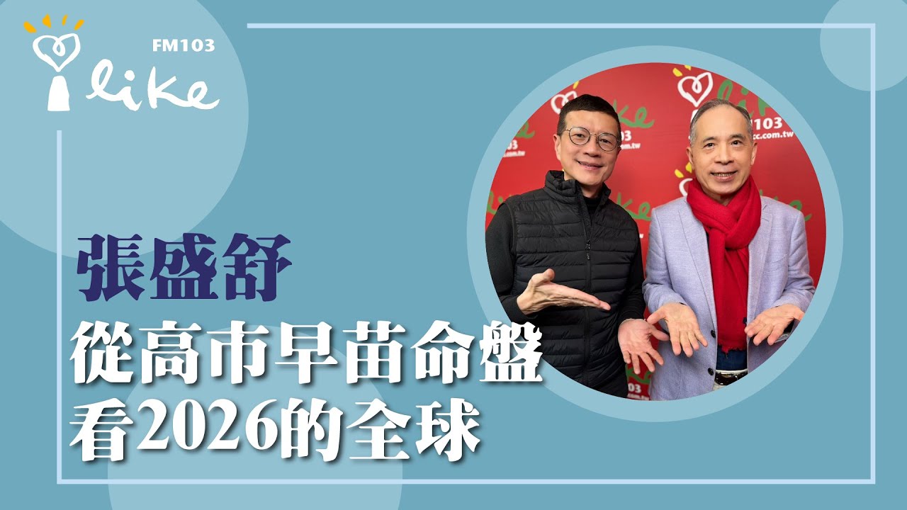 【從高市早苗命盤看2026的全球】專訪 科技紫微網創辦人 張盛舒｜媒事來哈啦 2026.01.22