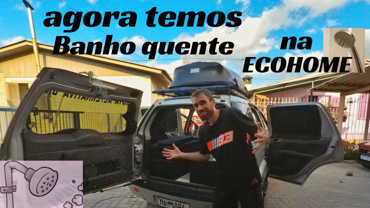 Ecosport 4X4 camper motorhome com chuveiro e água quente