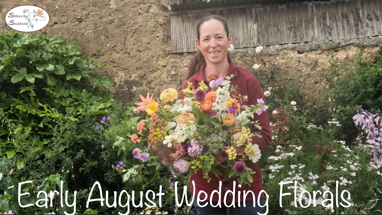 Early August Wedding// Stems by Suzanne Cut Flower Garden
