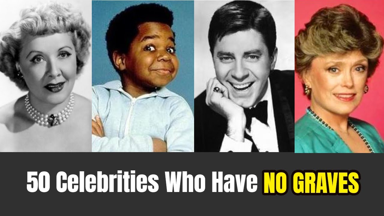50 Famous Celebrities Who Have NO GRAVESITES - They Were CREMATED & Scattered!
