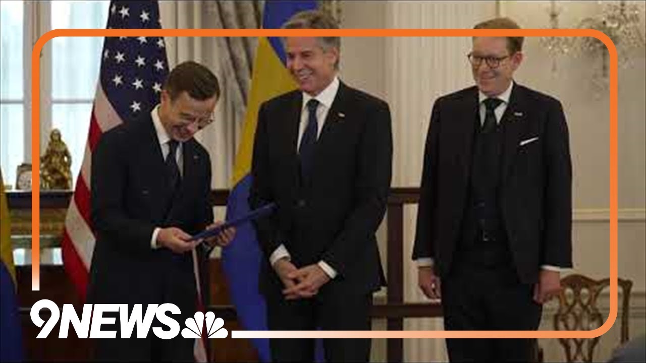 Sweden officially joins NATO