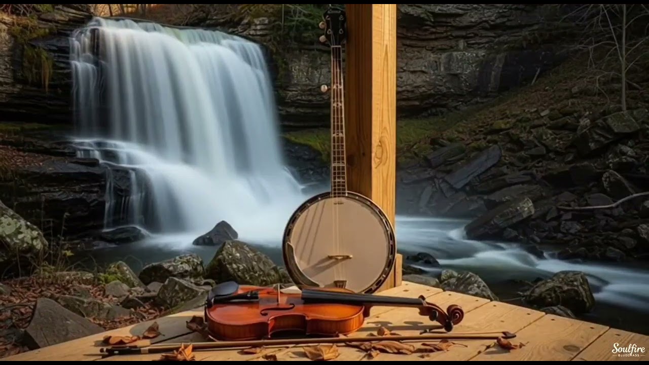 Waterfall Serenity &mdash; Soft Bluegrass Instrumental Music