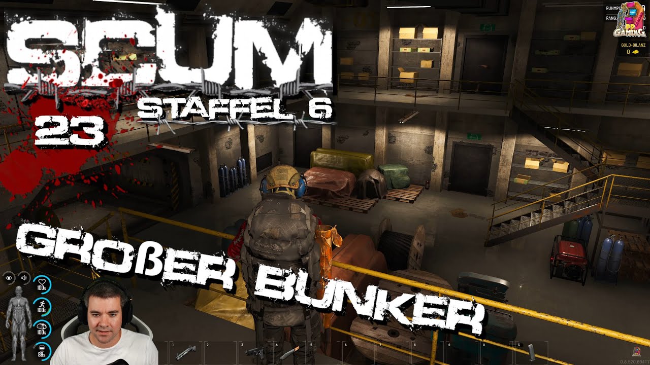 Riesen Bunker in C2 📺 23 / S6 SCUM Deutsch [ Hardcore V0.85 4K ]