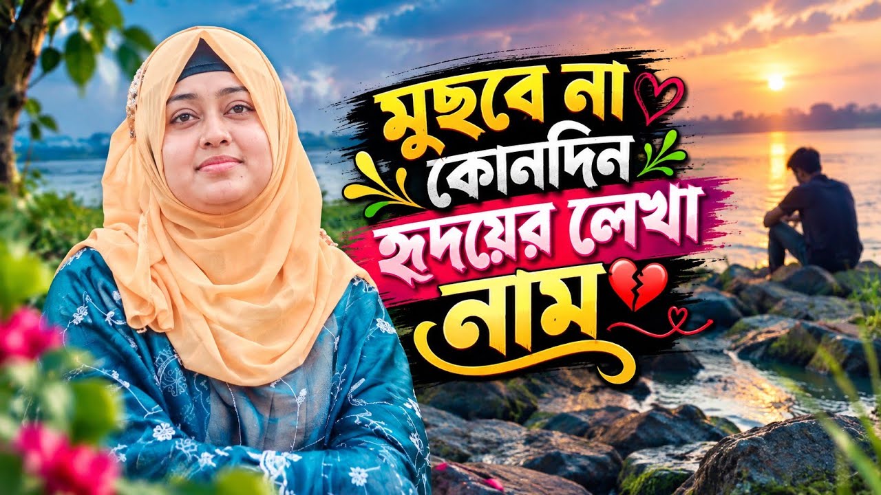 পাথরেরএর লেখা নাম হয়তো,,মুছে যেতে পারে  মুছবেনা কোনদিন হৃদয়ের লেখা নাম শিল্পী হুসনা সরকার 