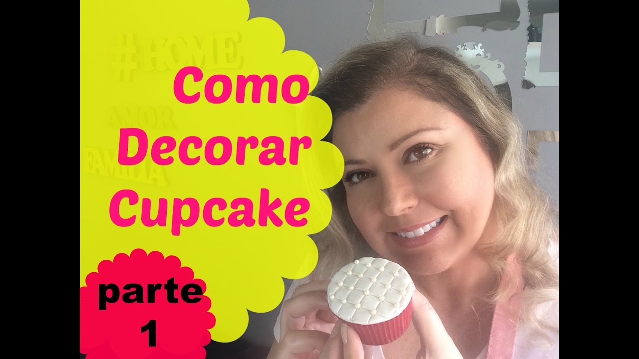 Como Decorar Cupcake - Pasta Americana- Confeitaria Online Oficial