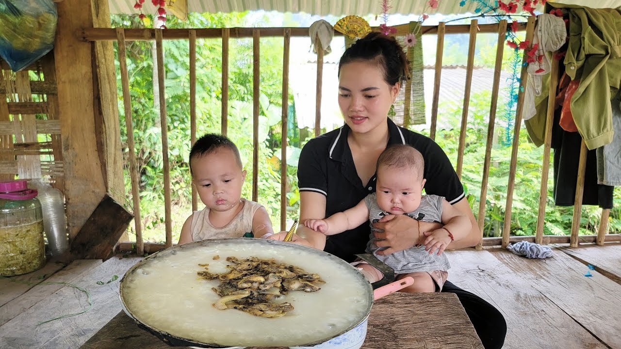 Cook nutritious seafood porridge for children and mother | Quan Văn trường