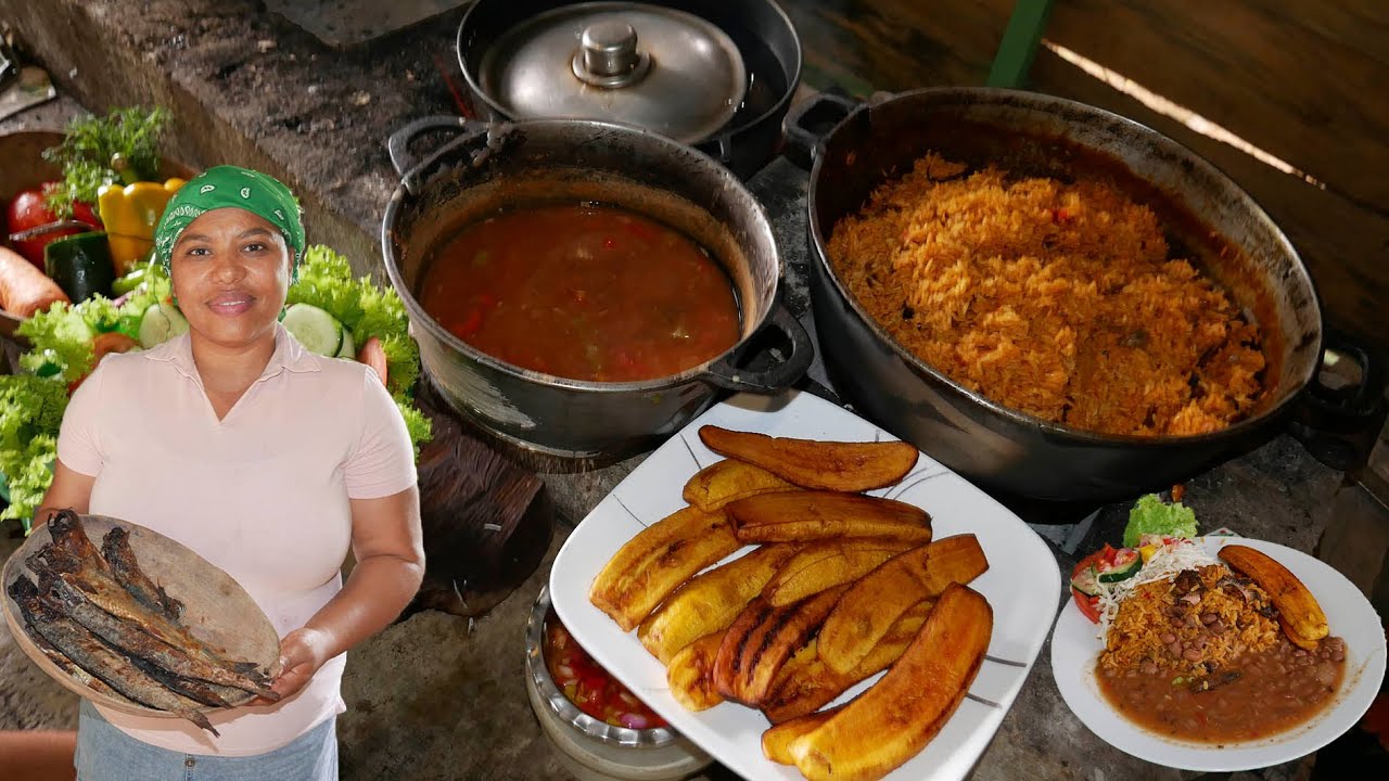 Locrio de Arenque, Comida Dominicana del Campo