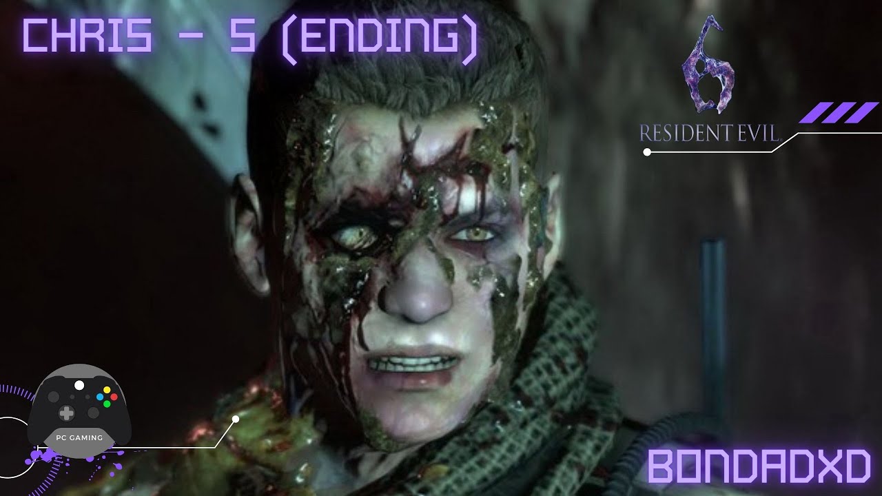 RESIDENT EVIL 6 | GAMEPLAY WALKTHROUGH PART 5 (CHRIS) - FINAL BOSS FIGHT (HAOS) W/ ENDING + CREDITS