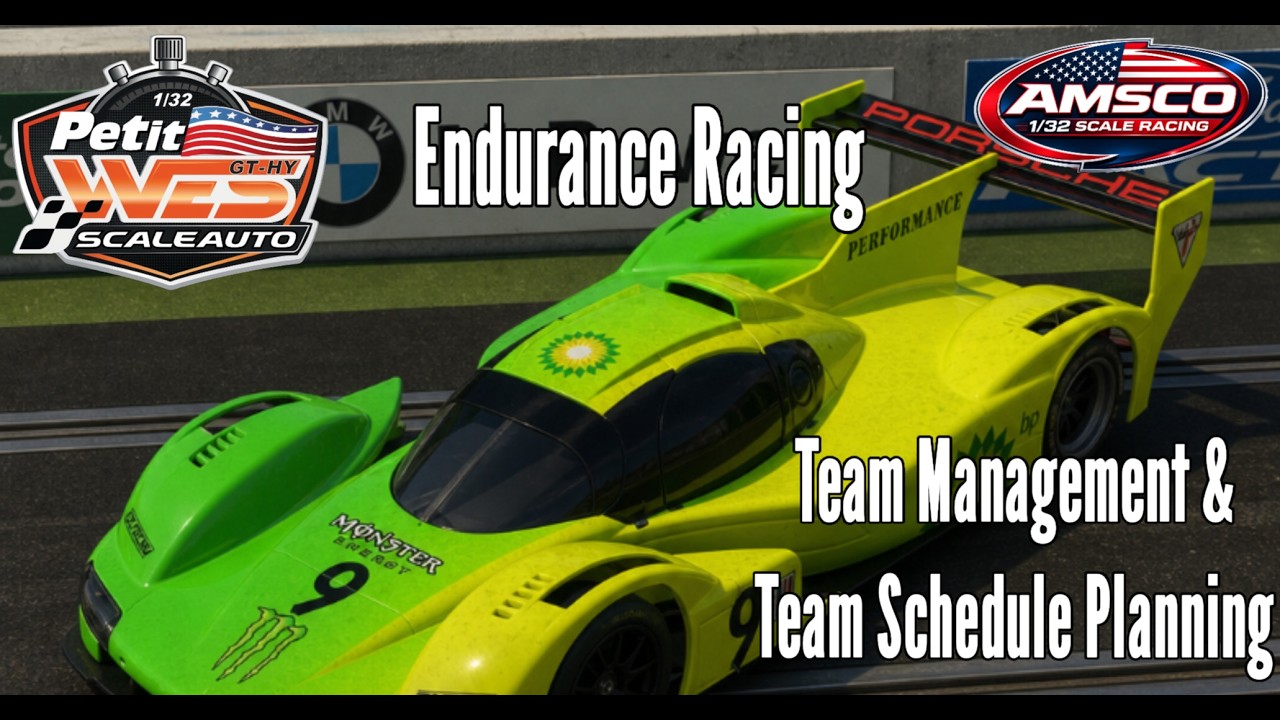 AMSCO - Endurance Team Management & Team Schedule Sheet
