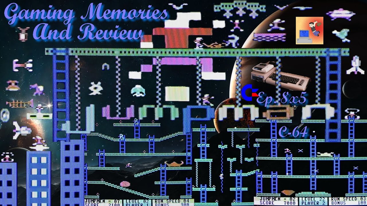 Jumpman - Commodore 64 - Gaming Memories and Review