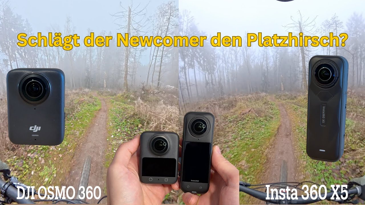 DJI Osmo 360 vs Insta 360 X5 - Schlägt der Newcomer den Platzhirsch?