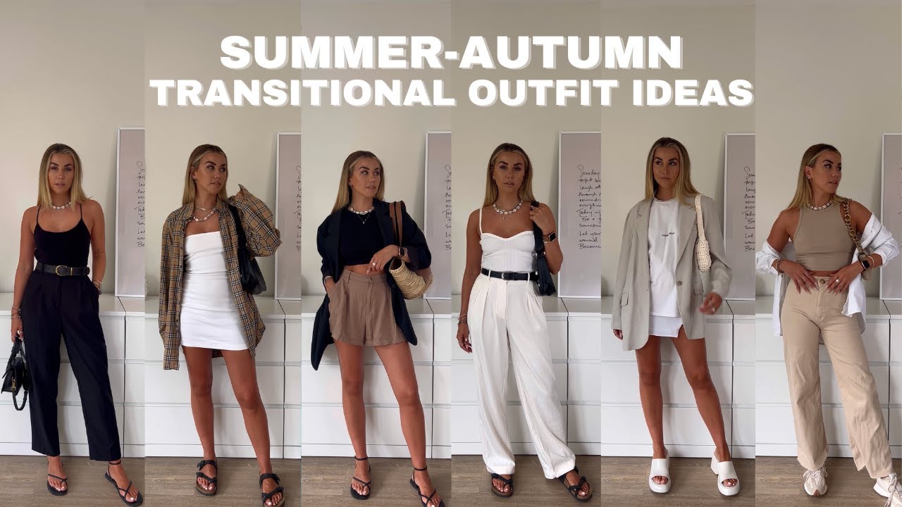 6 TRANSITIONAL OUTFITS FOR SUMMER TO AUTUMN | minimal, neutral outfits inspiration