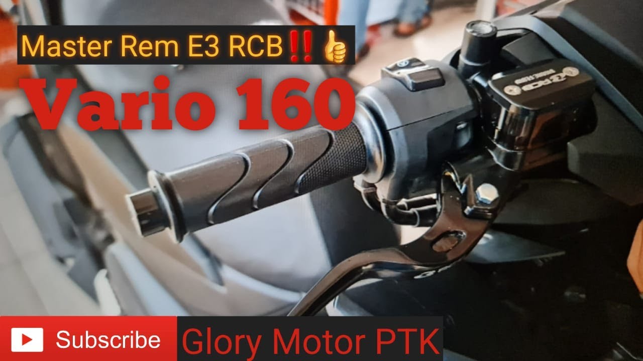 Modifikasi Honda Vario 160 Pasang Master Rem RCB E3👍 Simple Tanpa Coak-Coak..‼