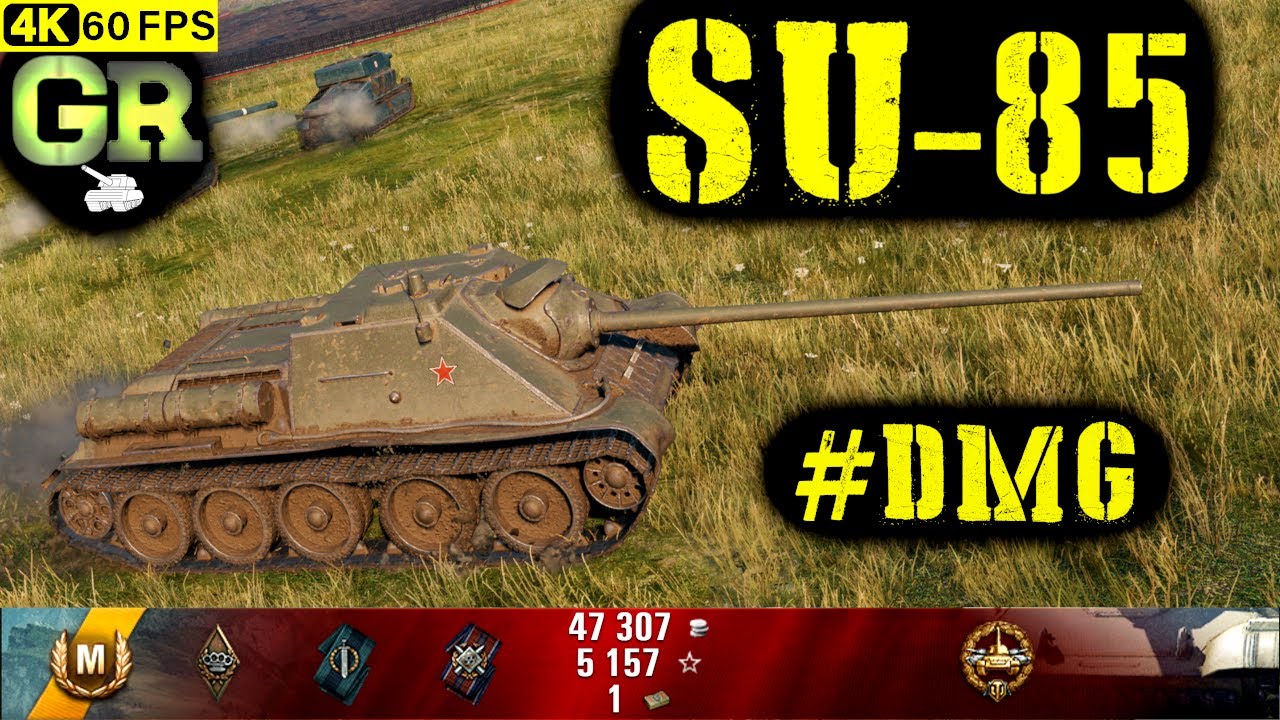 World of Tanks SU-85 Replay - 5 Kills 2.8K DMG(Patch 1.4.1)