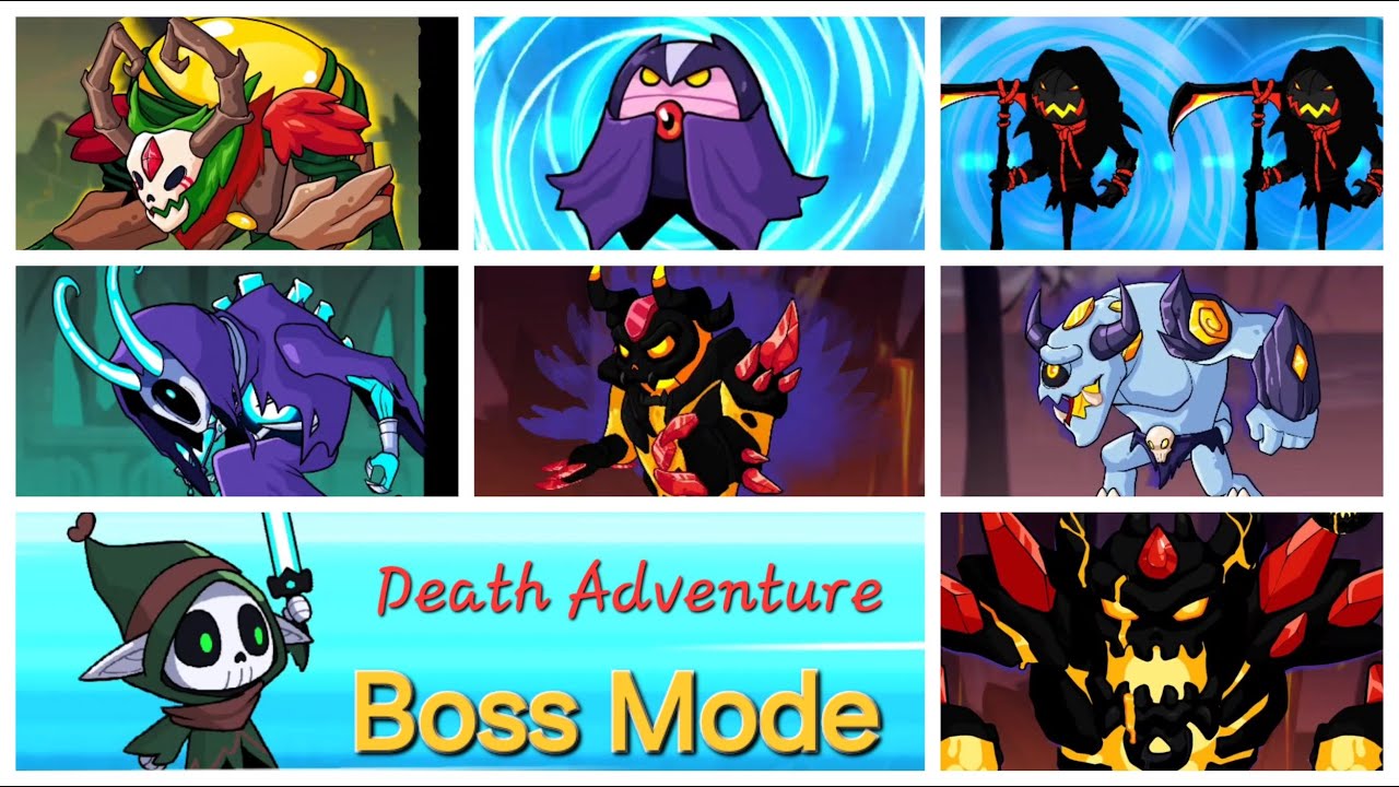 Death Adventure All Bosses Fight (No Damage)