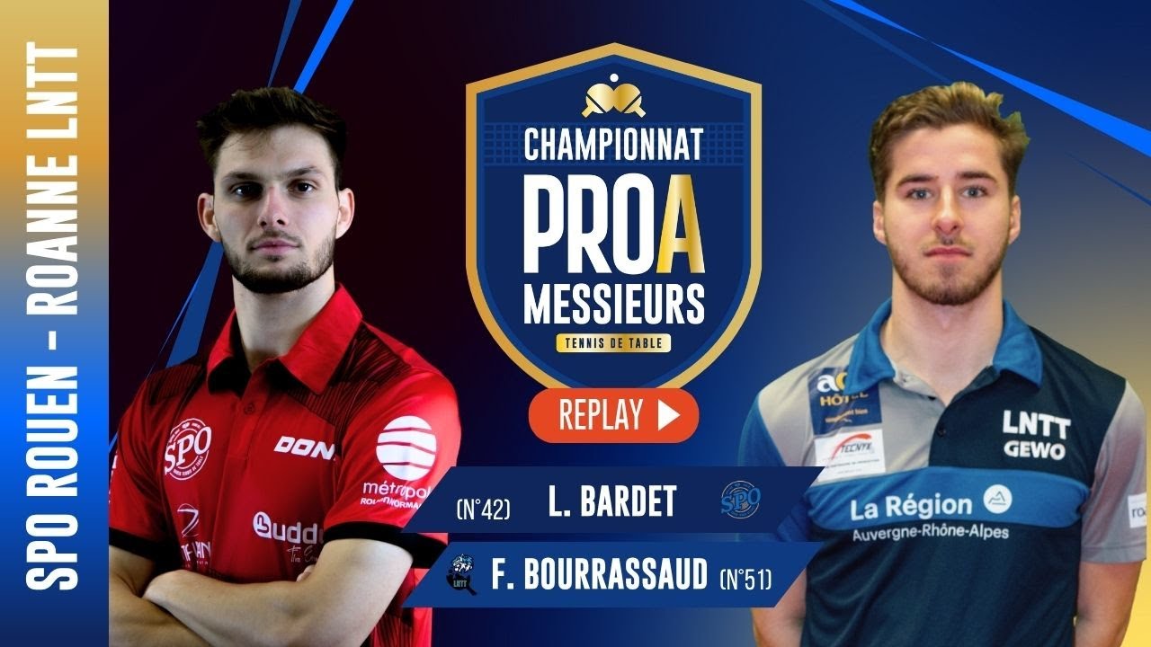 Lilian BARDET vs Florian BOURRASSAUD | Rouen Spo vs Roanne LNTT| J17 | PRO A