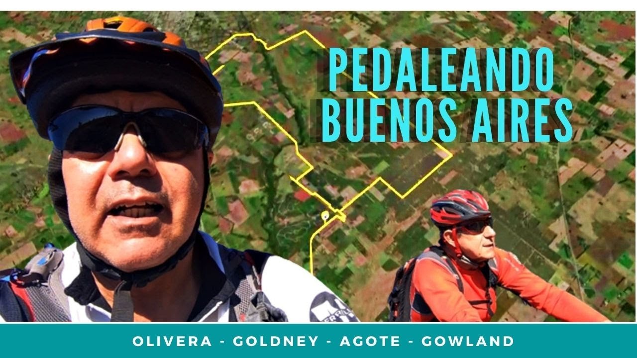 EN BICI POR  LOS PUEBLOS DE OLIVERA   GOLDNEY   AGOTE   GOWLAND (Buenos Aires)